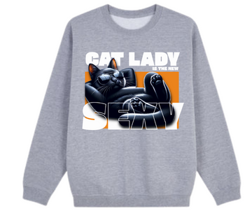 PET LOVERS COLLECTION : Cat Lady Sweatshirts