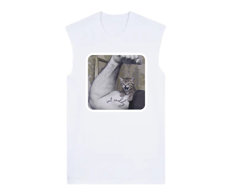 PET LOVERS COLLECTION : Cat Zaddy Raw Edge T Shirts