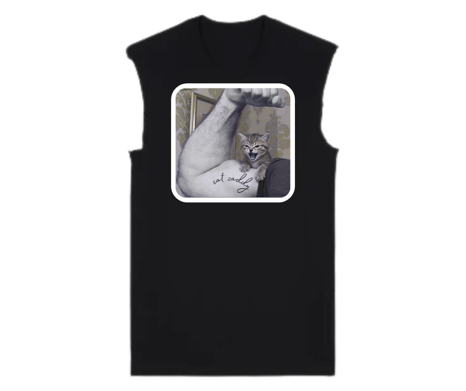 PET LOVERS COLLECTION : Cat Zaddy Raw Edge T Shirts
