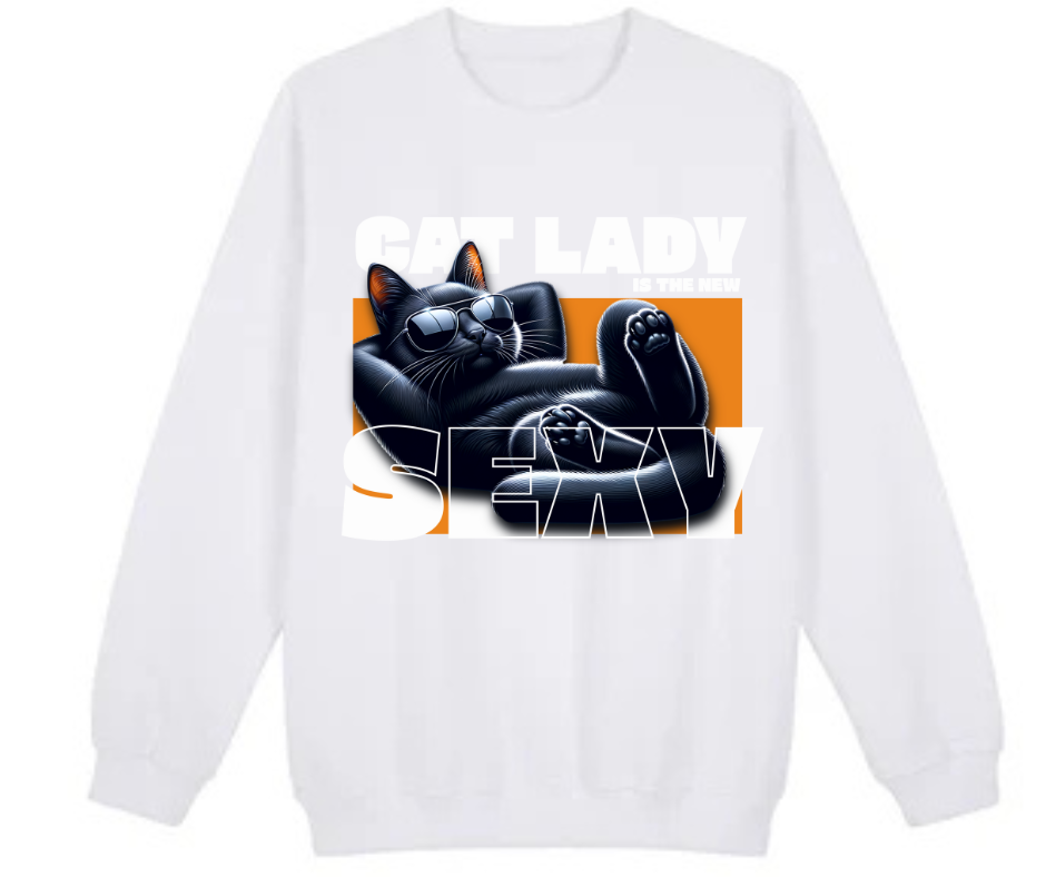 PET LOVERS COLLECTION : Cat Lady Sweatshirts