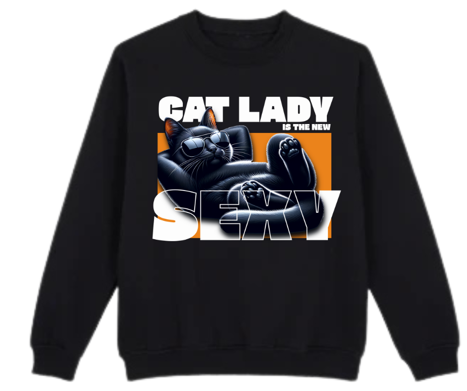 PET LOVERS COLLECTION : Cat Lady Sweatshirts