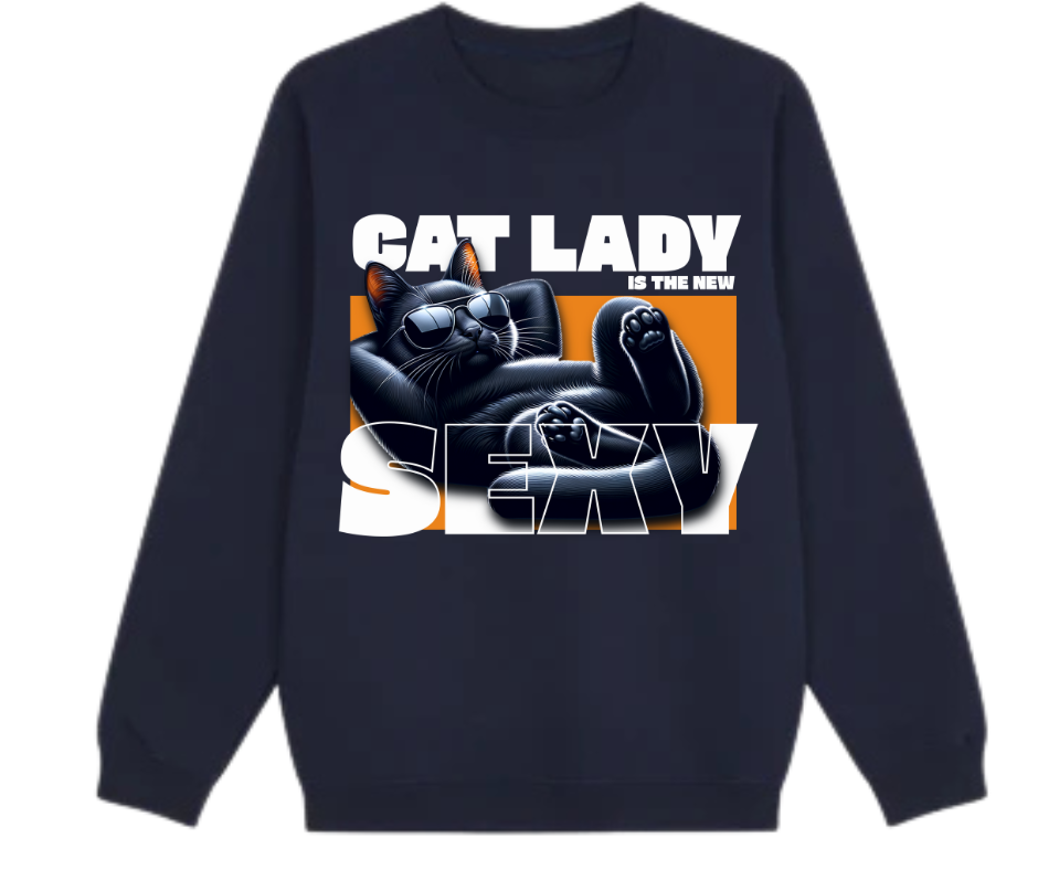 PET LOVERS COLLECTION : Cat Lady Sweatshirts