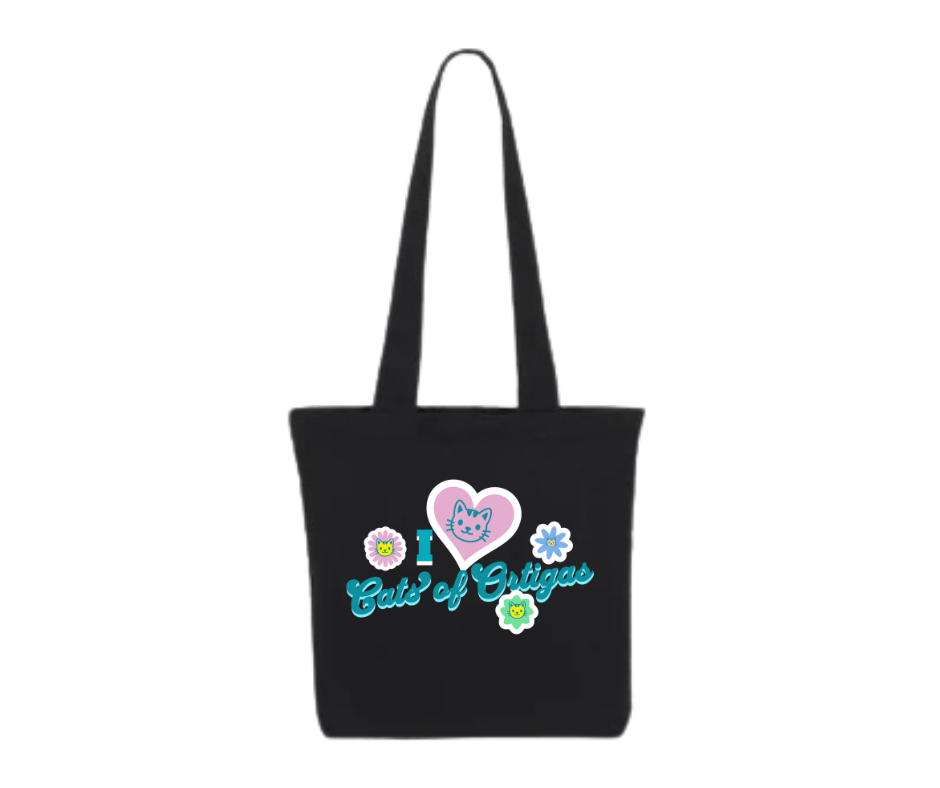 Cats of Ortigas Collection : Square Shape Tote Bags
