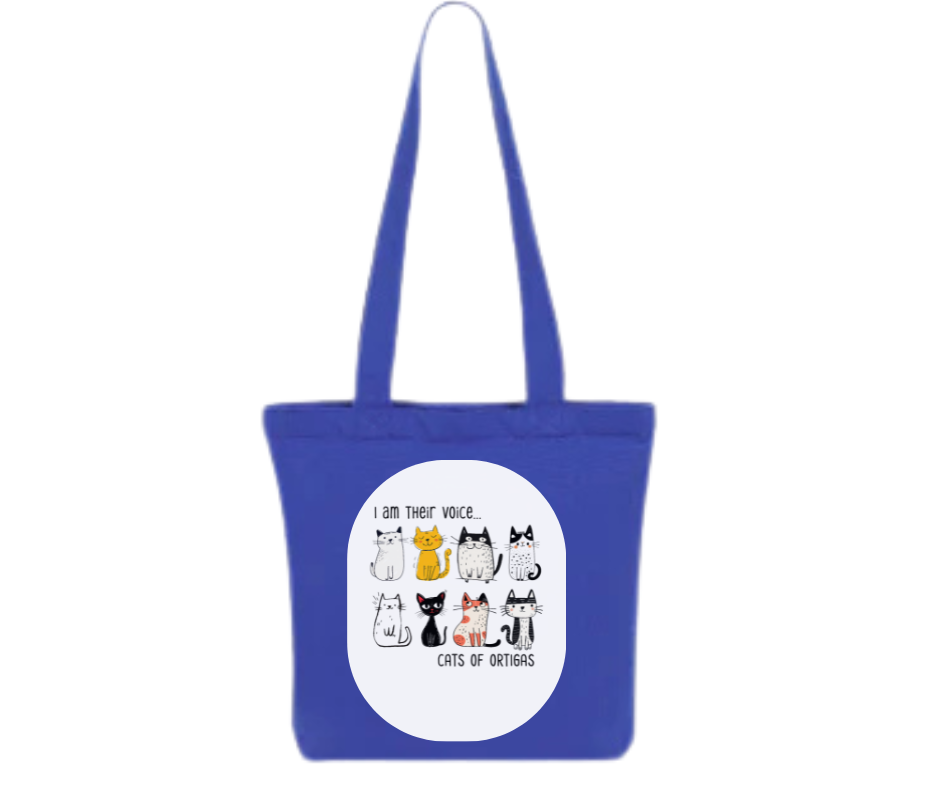 CATS OF ORTIGAS COLLECTION : Square Shape Tote Bags