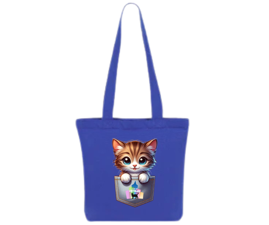 CATS OF ORTIGAS COLLECTION : Square Shape Tote Bags