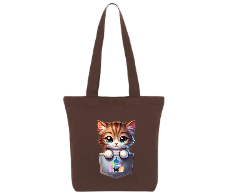 CATS OF ORTIGAS COLLECTION : Square Shape Tote Bags