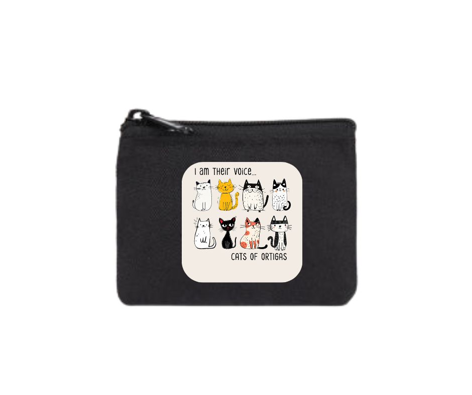 CATS OF ORTIGAS COLLECTION : Small Pouch