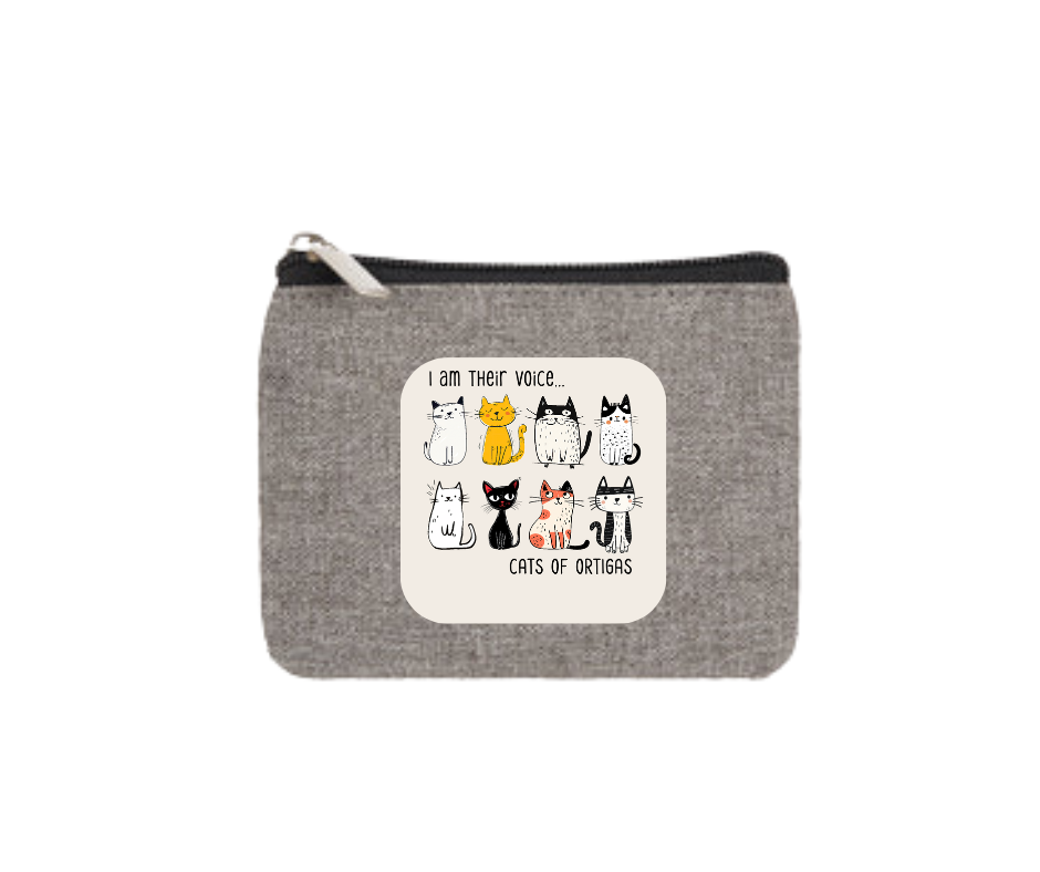 CATS OF ORTIGAS COLLECTION : Small Pouch