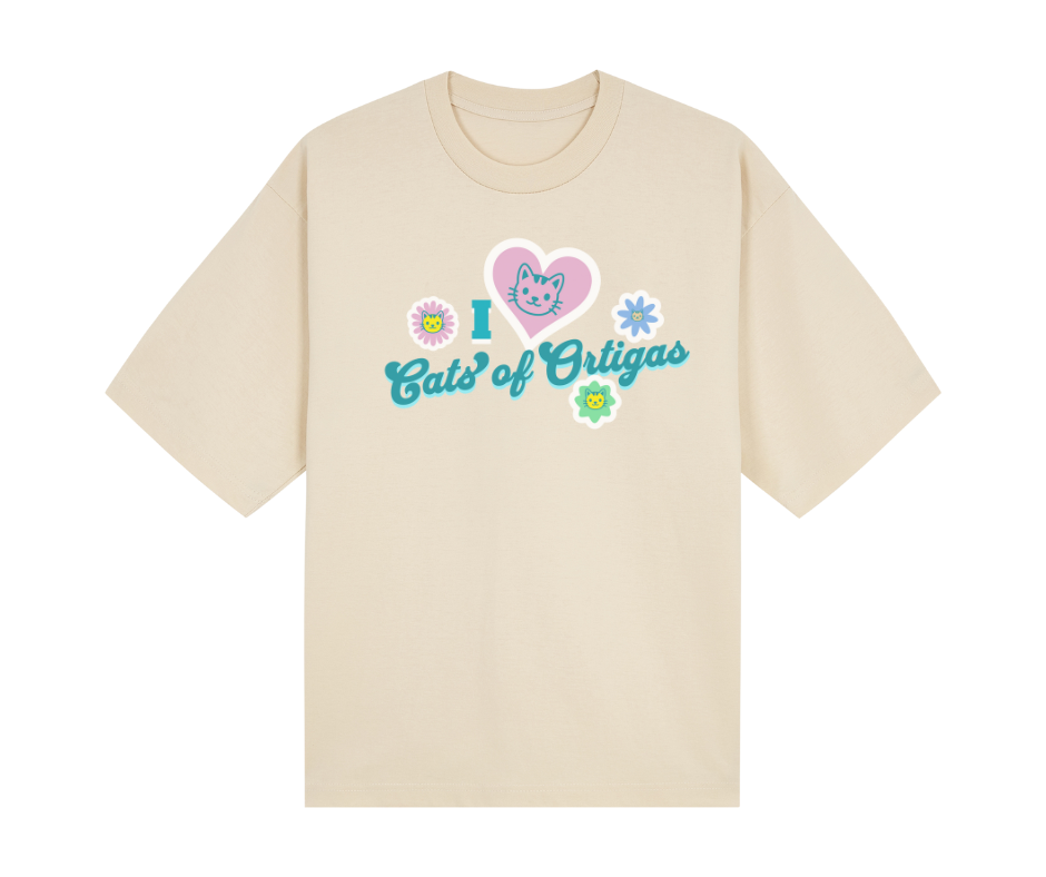 CATS OF ORTIGAS COLLECTION : I Love Cats of Ortigas T-shirts